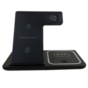 شارژر بی سیم مدل 3 in 1 طرح wireless