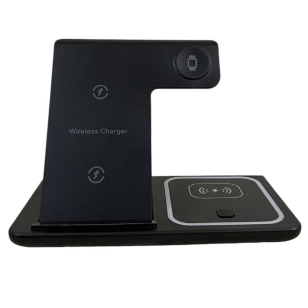 شارژر بی سیم مدل 3 in 1 طرح wireless