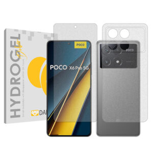 محافظ صفحه نمایش مات دبن مدل Tough مناسب برای گوشی موبایل شیائومی Poco X6 Pro به همراه محافظ پشت گوشی