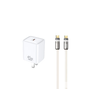 شارژر دیواری 45 وات ریمکس مدل S24 ULTRA به همراه کابل تبدیل USB-C