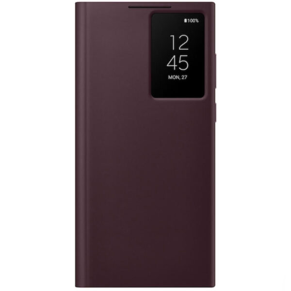 کیف کلاسوری سامسونگ مدل Clear View Cover مناسب برای گوشی موبایل سامسونگ Galaxy S22 Ultra