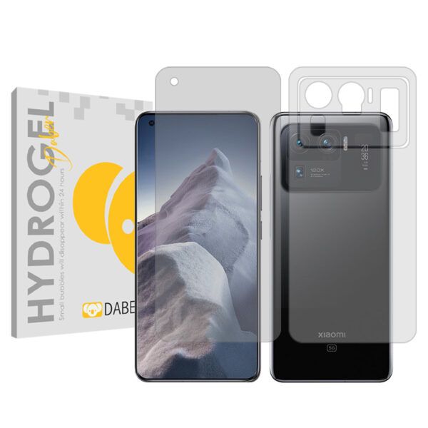 محافظ صفحه نمایش شفاف دبن مدل Tough مناسب برای گوشی موبایل شیائومی Mi 11 Ultra به همراه محافظ پشت گوشی
