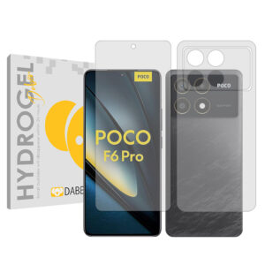 محافظ صفحه نمایش شفاف دبن مدل Tough مناسب برای گوشی موبایل شیائومی Poco F6 Pro به همراه محافظ پشت گوشی